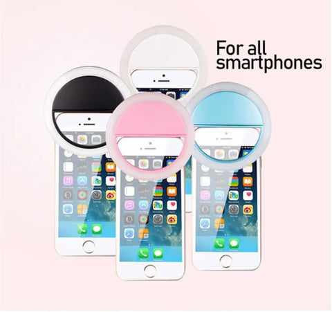 Smart Touch LED Ring Lights for Smartphones