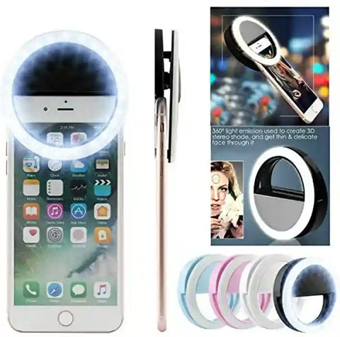 Smart Touch LED Ring Lights for Smartphones