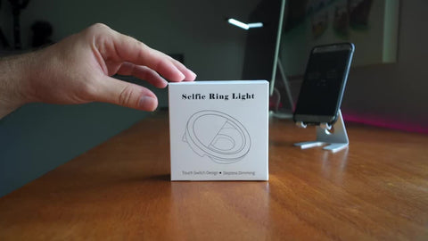 Smart Touch LED Ring Lights for Smartphones